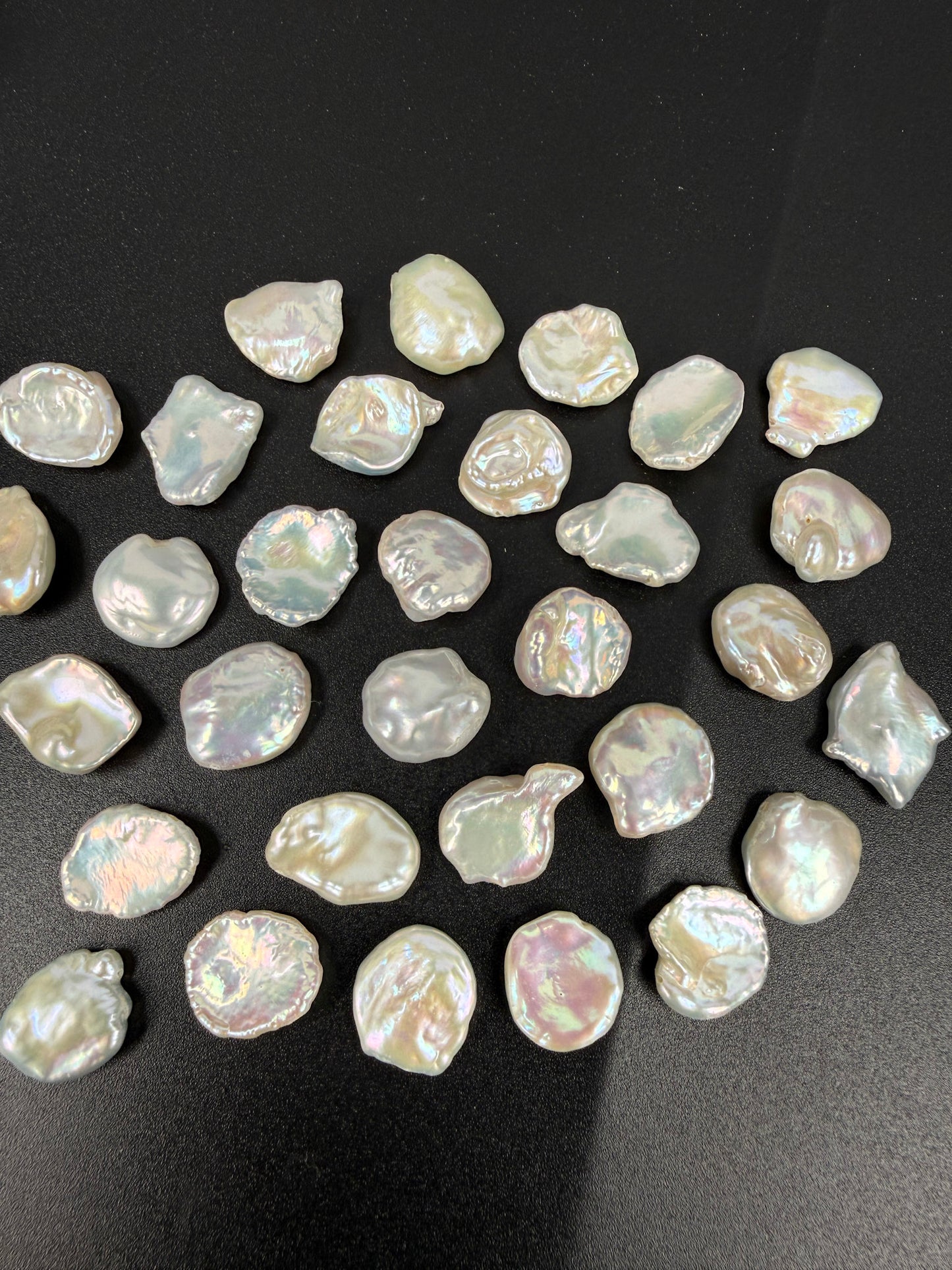 Freshwater Pearl Natural White Tip Drill Keshi Bead - (1 pc/P3452)