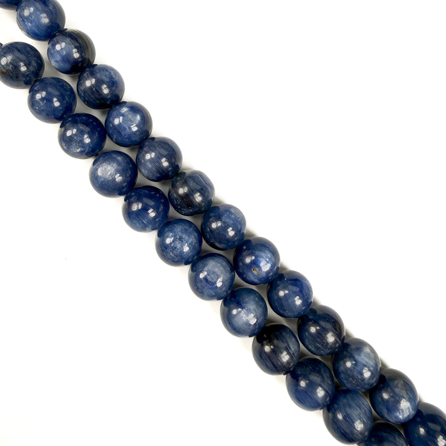 Kyanite 12mm Smooth Round Bead (1 pc/P1886)