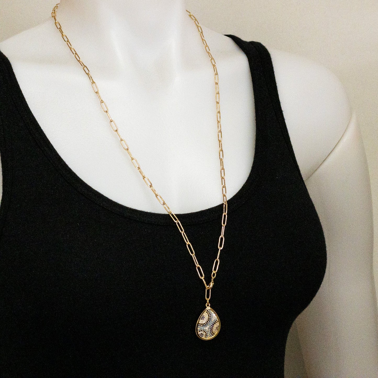 11 x 4.25mm Paperclip Cable Chain (3 Metal Options) - 6 in.-The Bead Gallery Honolulu