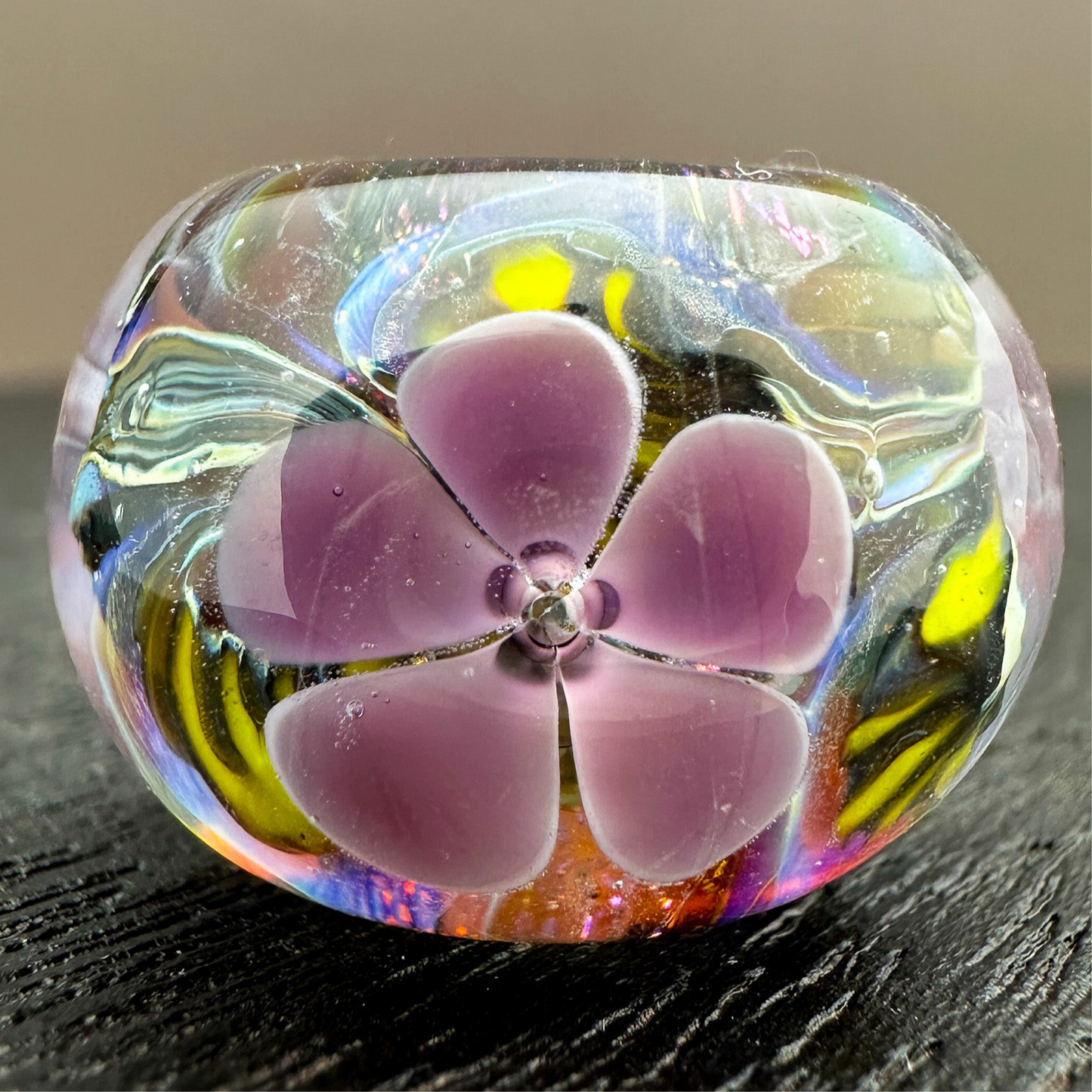 Calvin Orr Flower Bead #48 (LB300)-The Bead Gallery Honolulu