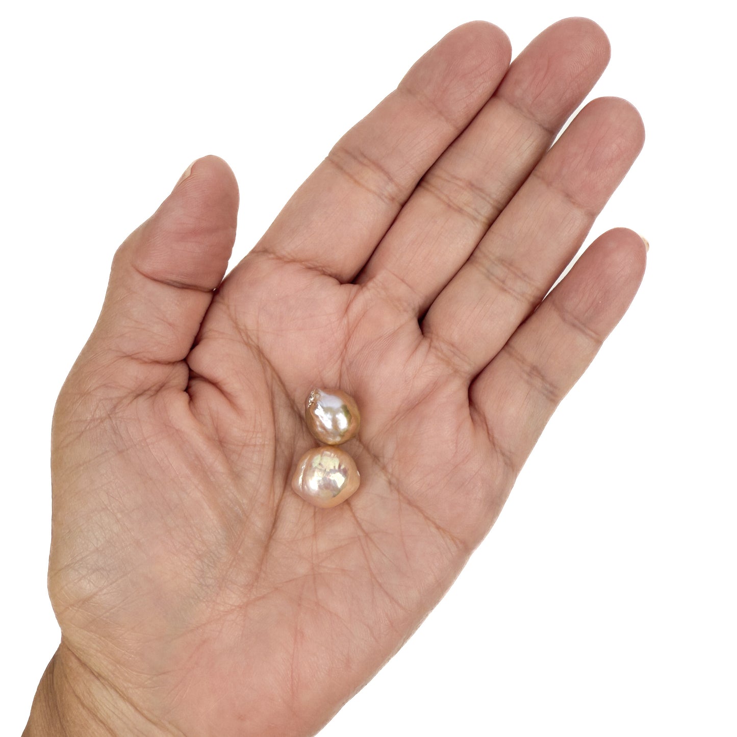Edison Freshwater 11-13mm Golden Pink Pearl Bead (1 pc/P3432)-The Bead Gallery Honolulu