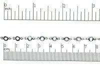 4.5mm Flat Round "O" Link Chain - Silver Plated - CB3