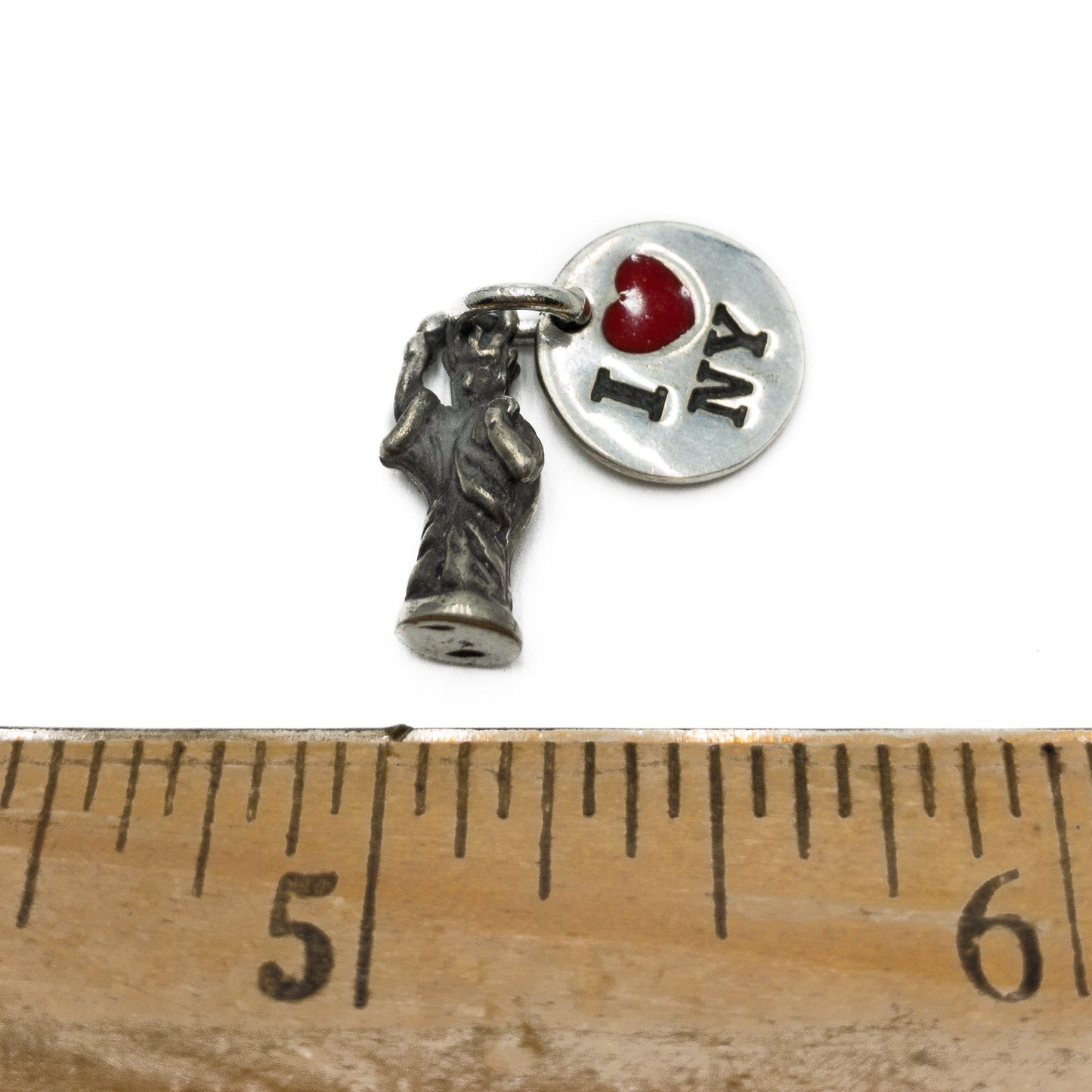 I Love New York Travel Charm - 1 pc. (M2052)-The Bead Gallery Honolulu