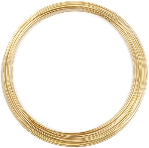 Memory Wire Necklace Gold Color (approx. 18 coils)-The Bead Gallery Honolulu