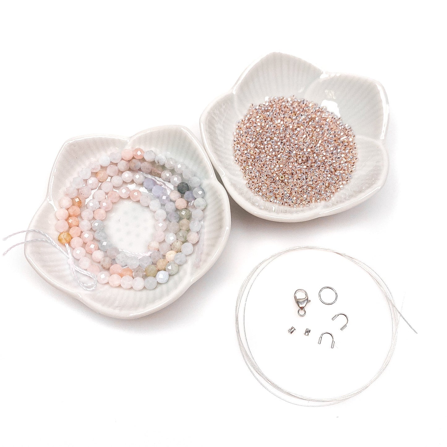 Spring Pastels Mixed Beryl Necklace Kit (KT376)-The Bead Gallery Honolulu