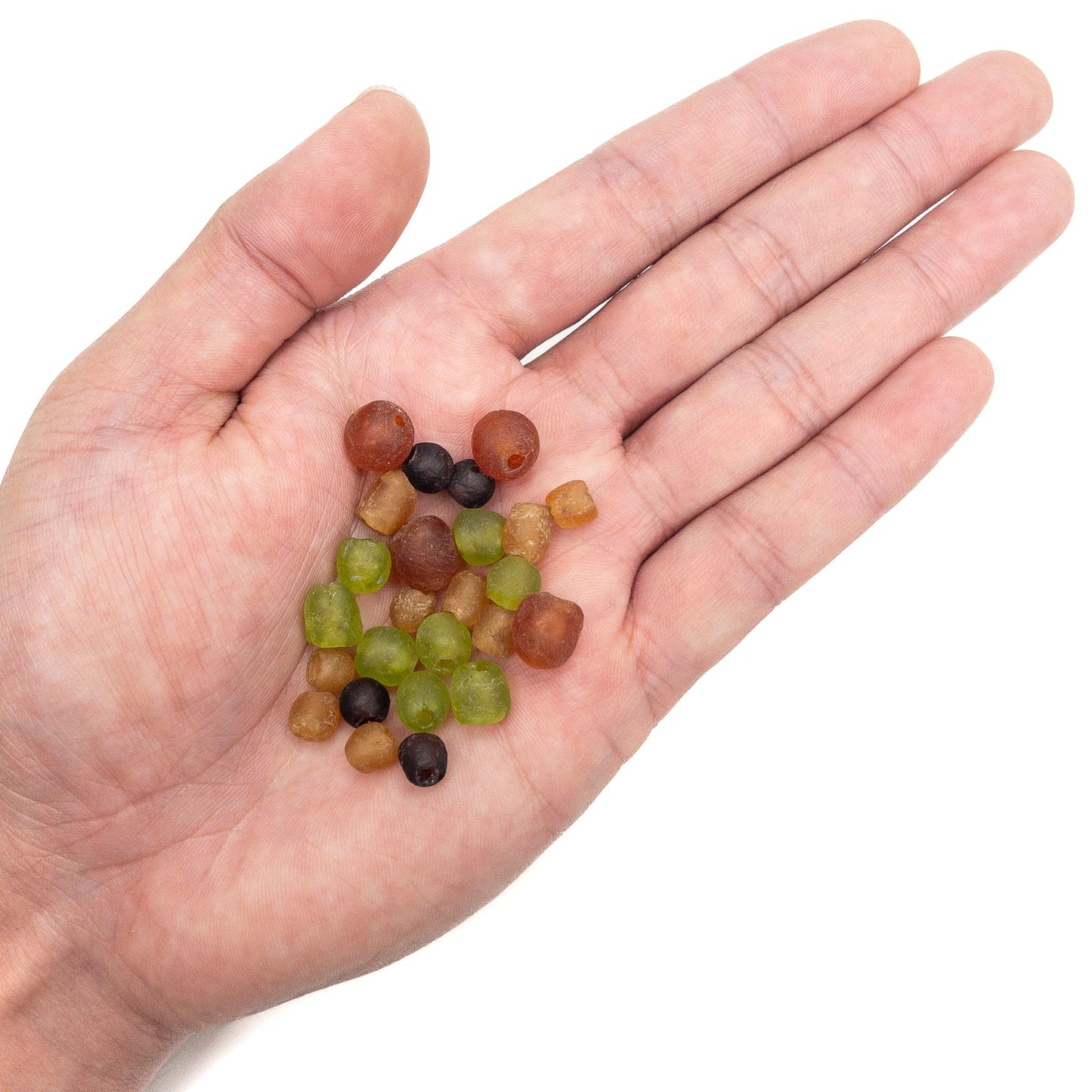 Vineyard Rustic African Recycled Glass Bead Mix - 25 pcs.