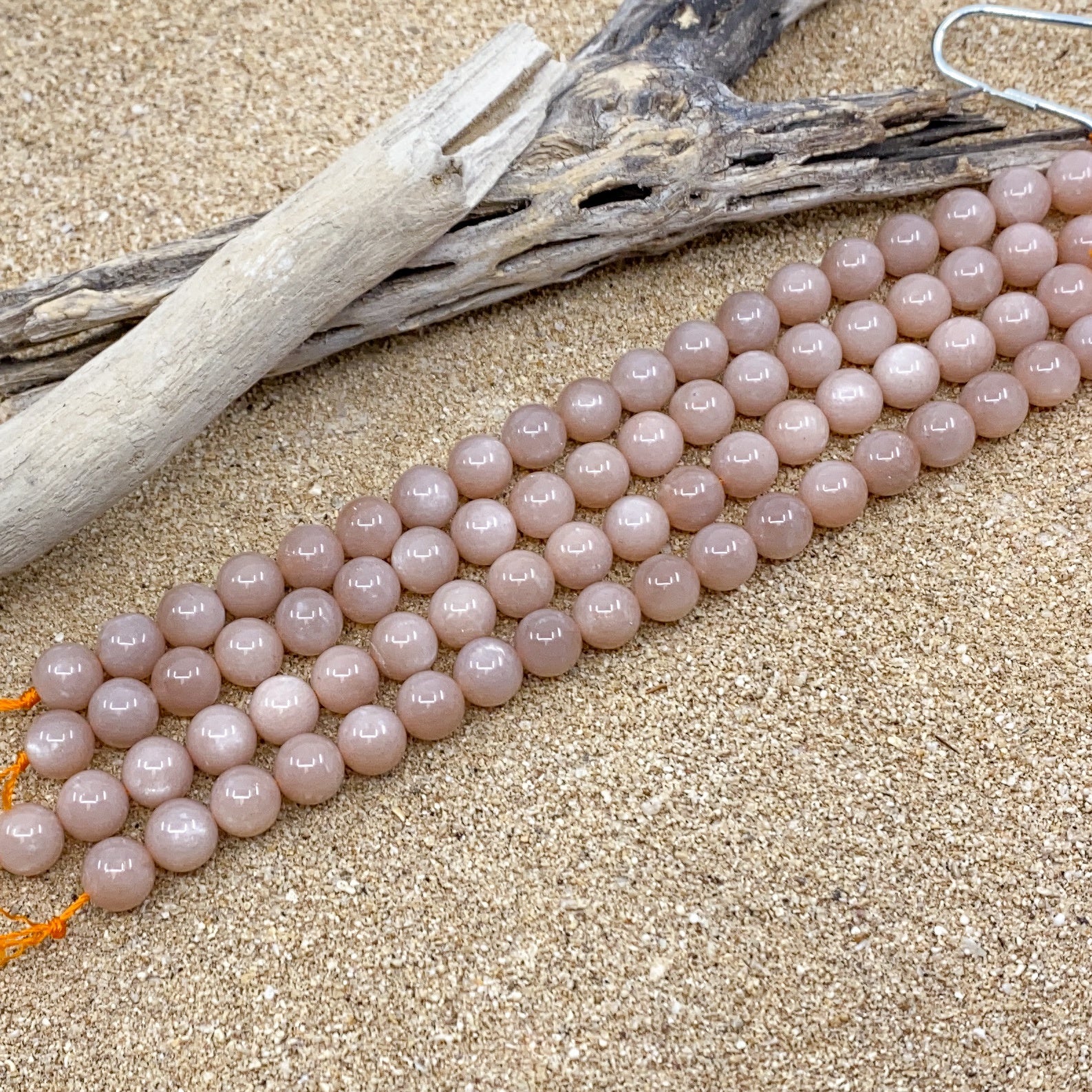 Moonstone Beads, Natural, 10mm Round