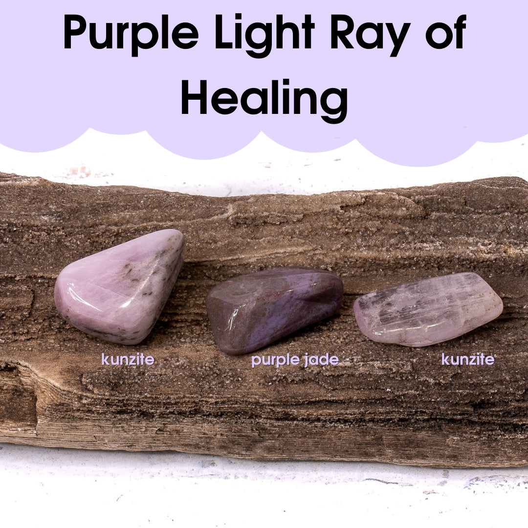 Tumbled Gem Set: Purple Light of Healing