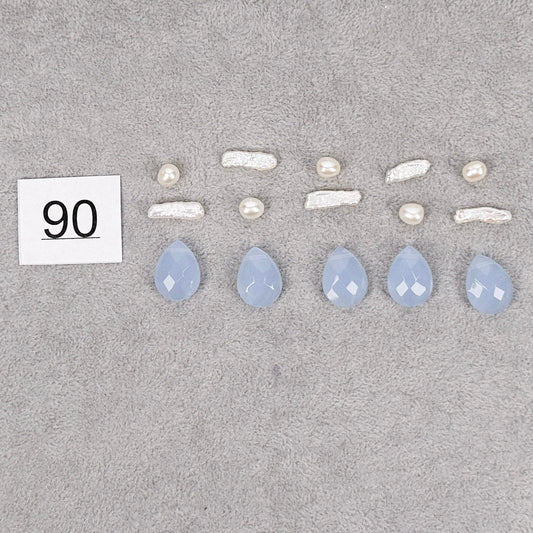 Whispers of the Pacific: Crafting Serene Beauty with Freshwater Pearl & Blue Glass - The Bead Gallery Honolulu