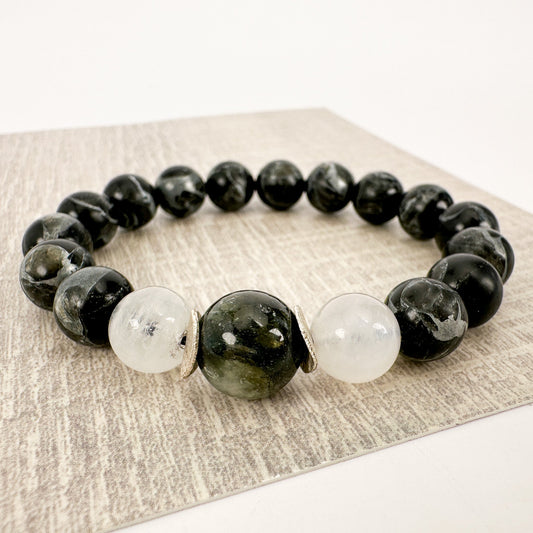 Inspiration-PROJECT: Zinc Obsidian Power Bracelet-The Bead Gallery Honolulu | Maelify