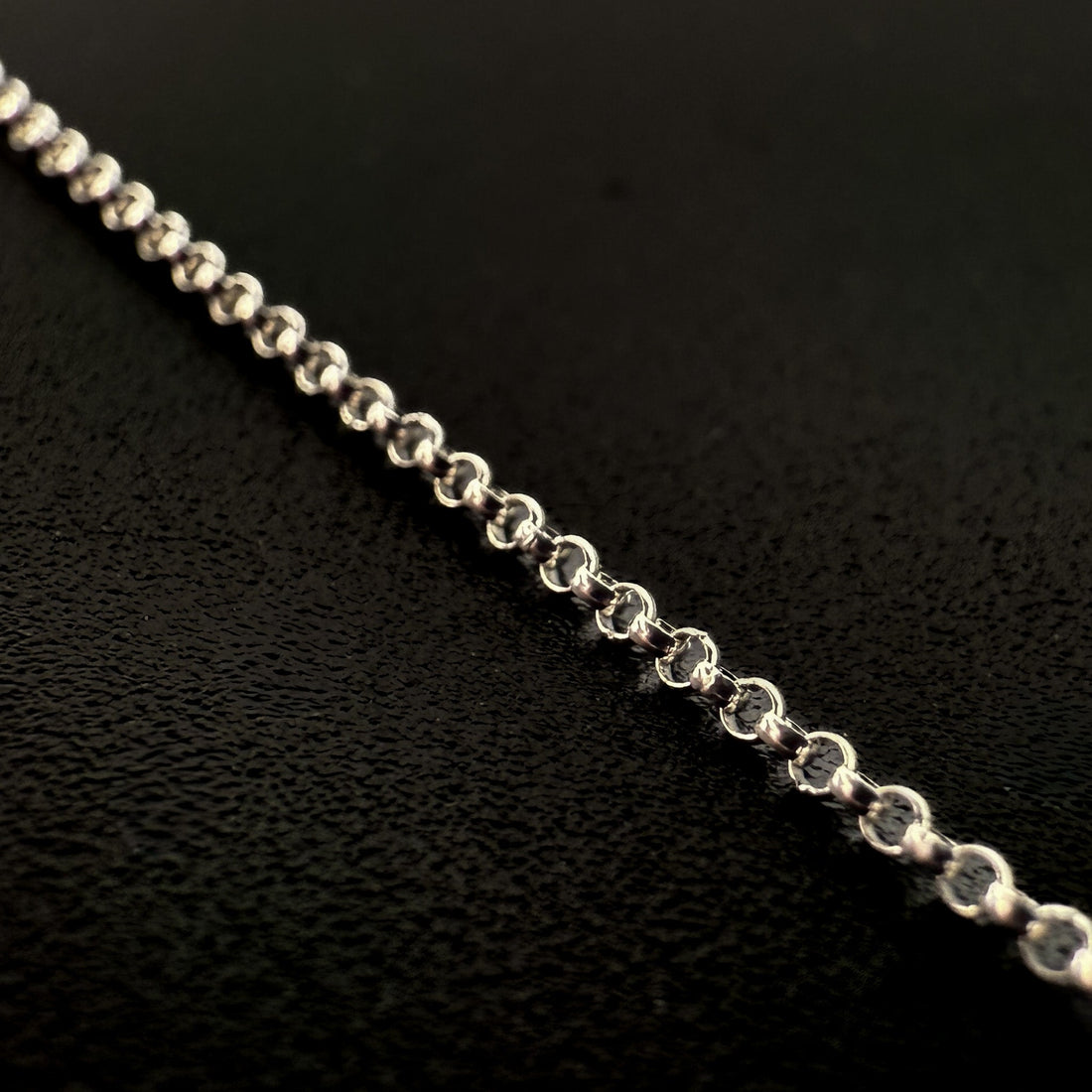 0.8mm Rolo Sterling Silver Chain (1 in/CH379) - The Bead Gallery Honolulu