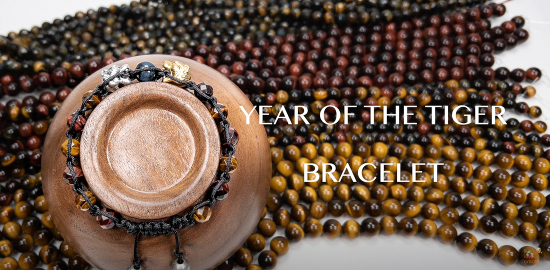 Year of The Tiger - Power Up With A Bracelet Tutorial at The Bead Gallery, Honolulu