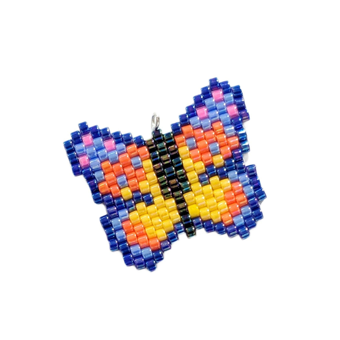 The Bead Gallery, Honolulu Blog-Brick Stitch Butterfly with Bead Crumbs!-The Bead Gallery Honolulu | Maelify