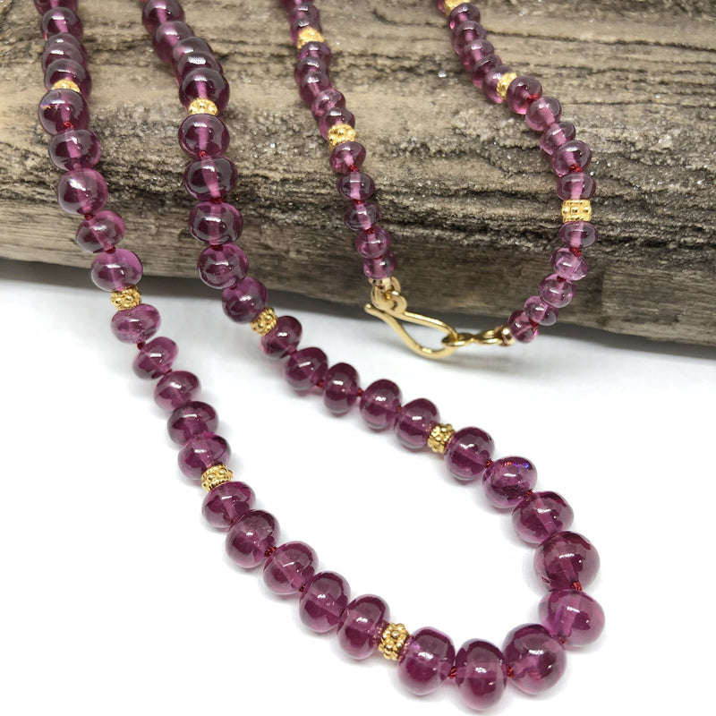 Crafting with Rhodolite Garnet's Gentle Fire