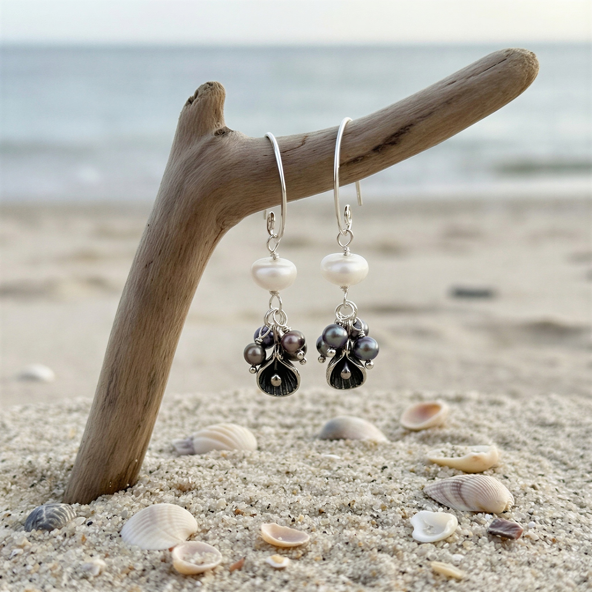 Calla Lily Earring Kit - Sterling Silver (KT279) – AI Studio Image (Transformed)