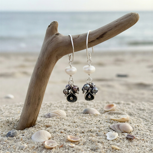 Calla Lily Earring Kit - Sterling Silver (KT279) – AI Studio Image (Transformed)