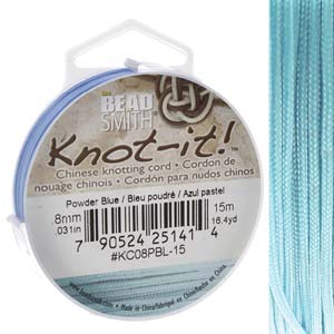 0.8mm Chinese Knotting Cord (19 Color Options) - 15 meters-The Bead Gallery Honolulu