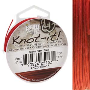 0.8mm Chinese Knotting Cord (19 Color Options) - 15 meters-The Bead Gallery Honolulu