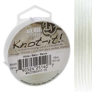 0.8mm Chinese Knotting Cord (19 Color Options) - 15 meters-The Bead Gallery Honolulu