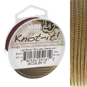 0.8mm Chinese Knotting Cord (19 Color Options) - 15 meters-The Bead Gallery Honolulu