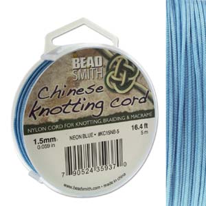 0.8mm Chinese Knotting Cord (19 Color Options) - 15 meters-The Bead Gallery Honolulu