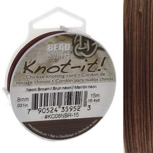 0.8mm Chinese Knotting Cord (19 Color Options) - 15 meters-The Bead Gallery Honolulu