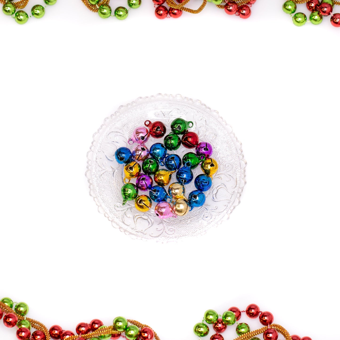 10mm Jingle Bells Multicolor - 25 pcs.