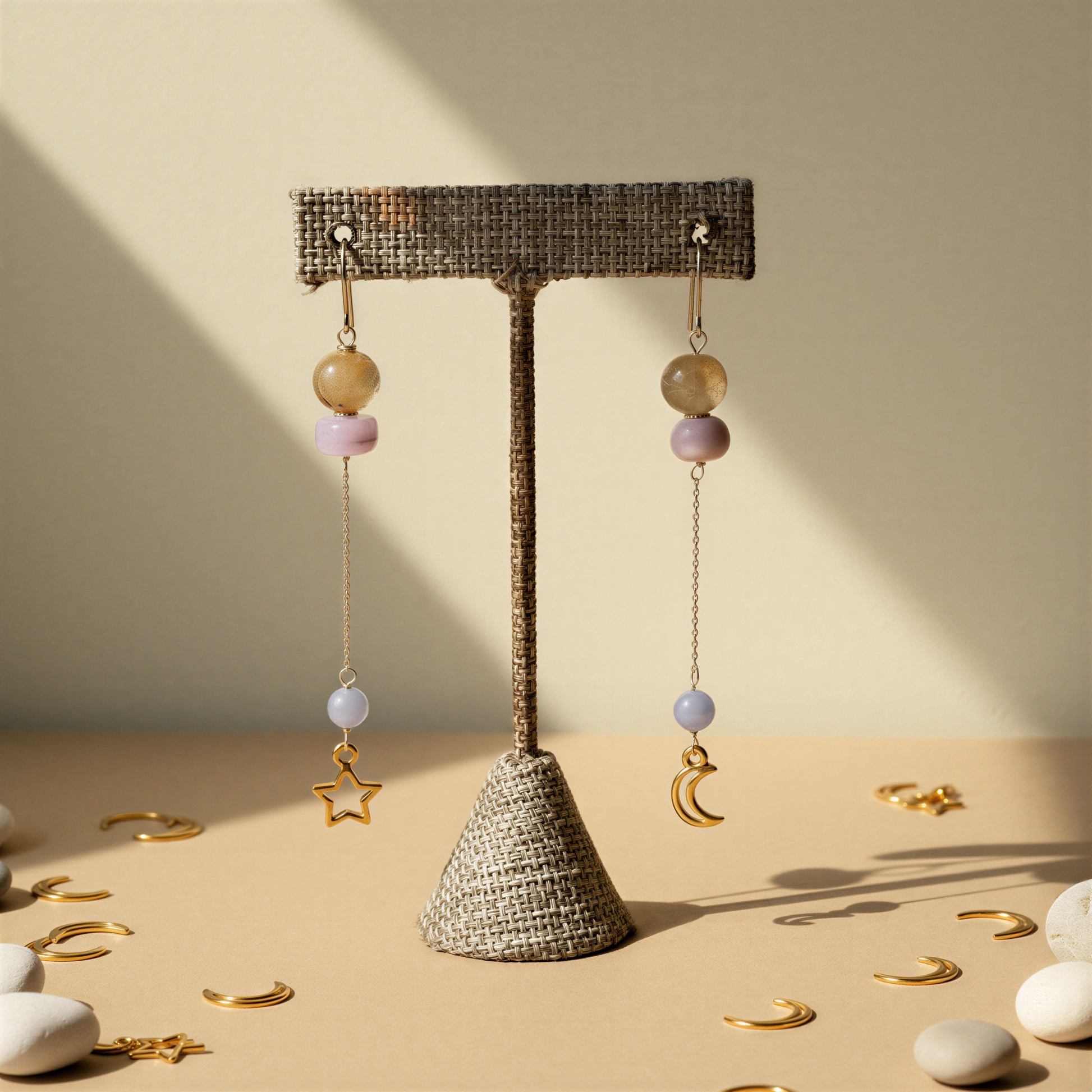 Celestial Dreams Bead Mix - 8 pieces (MIX130) – AI Studio Image (Transformed)