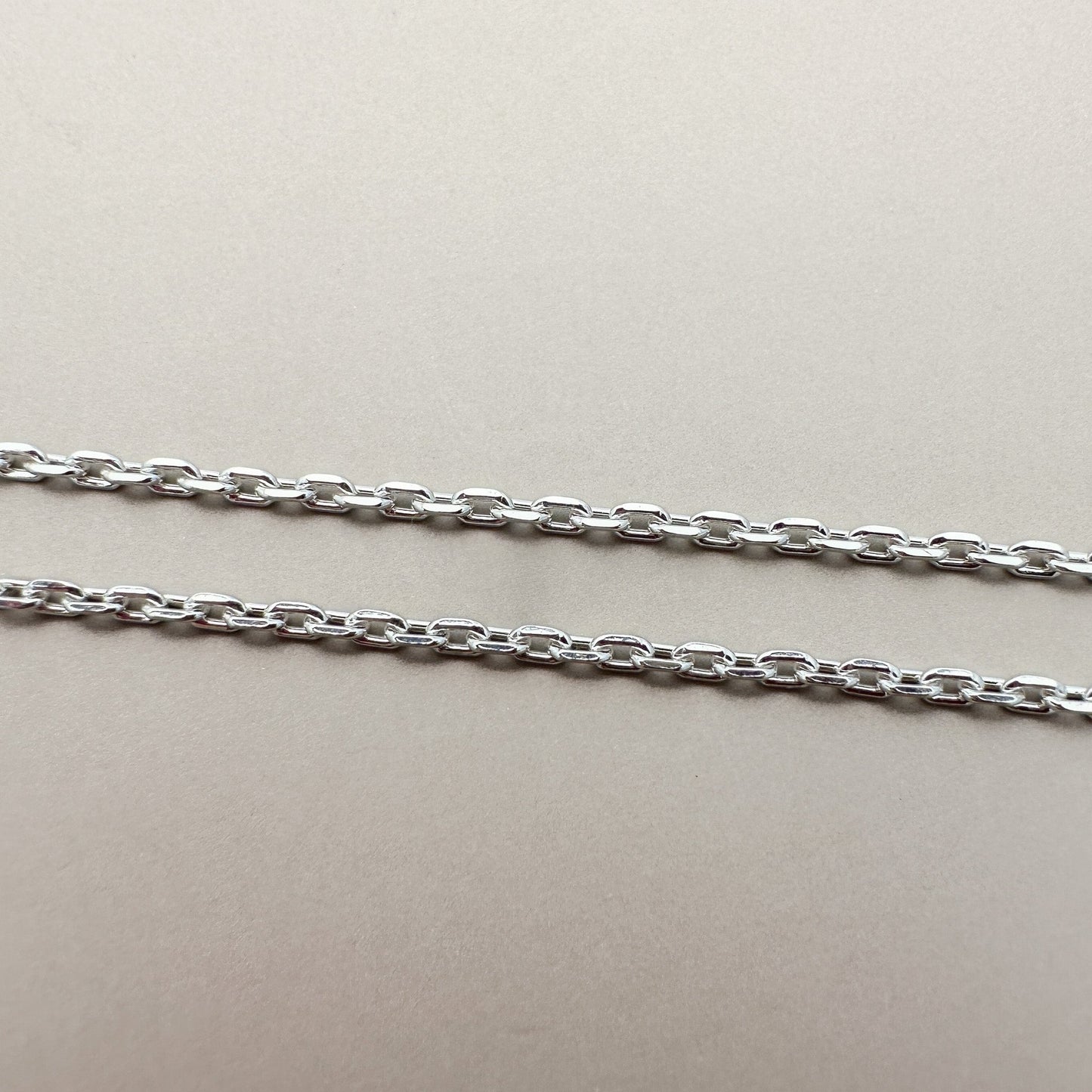 18" Boston Link Chain 1.5mm Finished Chain (Sterling Silver) - 1 pc. (M1502)-The Bead Gallery Honolulu