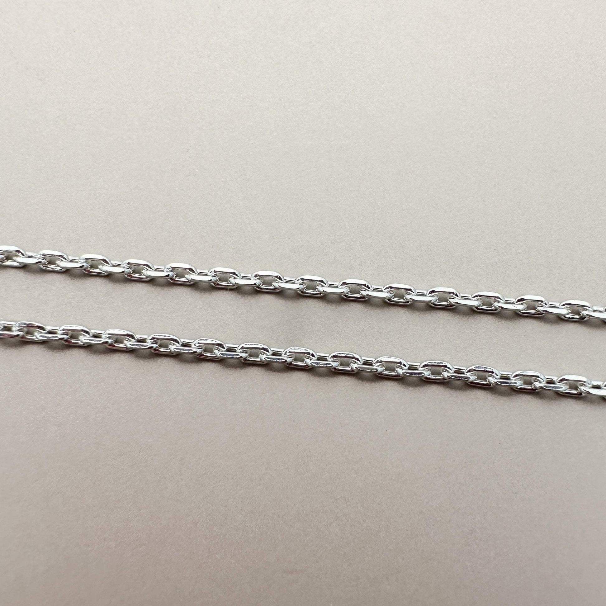 18" Boston Link Chain 1.5mm Finished Chain (Sterling Silver) - 1 pc. (M1502)-The Bead Gallery Honolulu