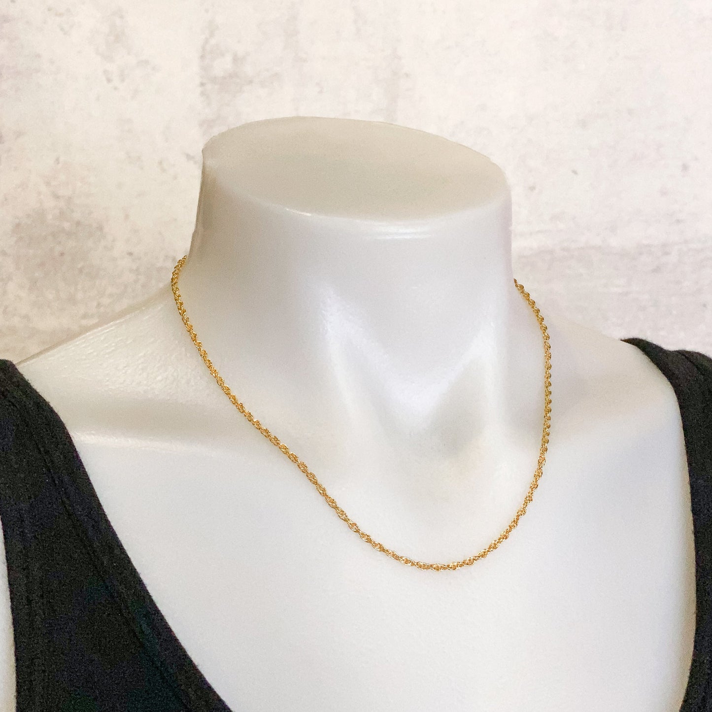 18" Rope Necklace Chain (Gold Filled)