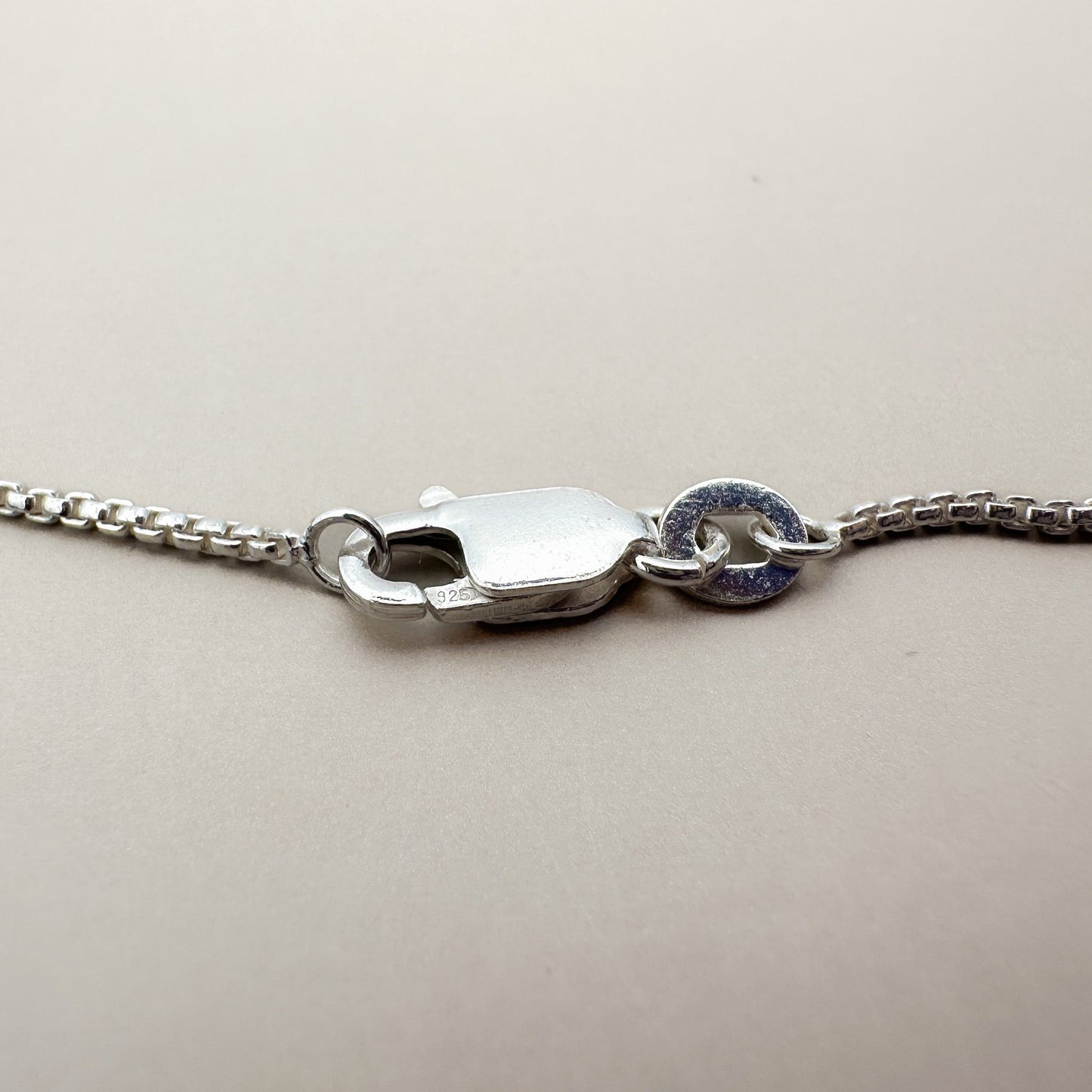 18" Round Box Chain 1mm Finished Chain (Sterling Silver) - 1 pc. (M933)-The Bead Gallery Honolulu