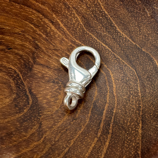 19mm Sterling Silver Swivel Lobster - 1 pc. (S121)-The Bead Gallery Honolulu