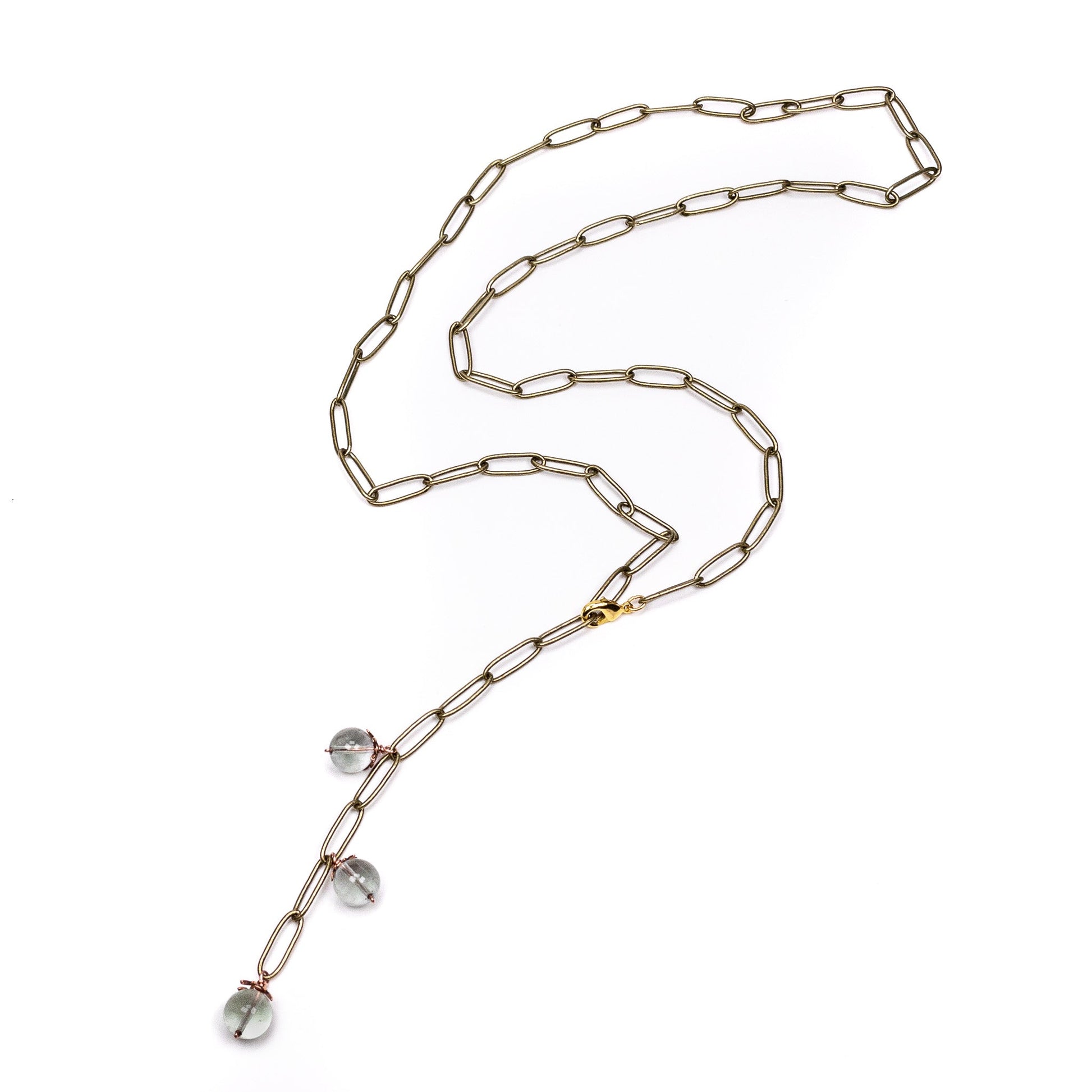 19mm X 6.5mm Paperclip Cable Chain (2 Metal Options) - 6 in.-The Bead Gallery Honolulu