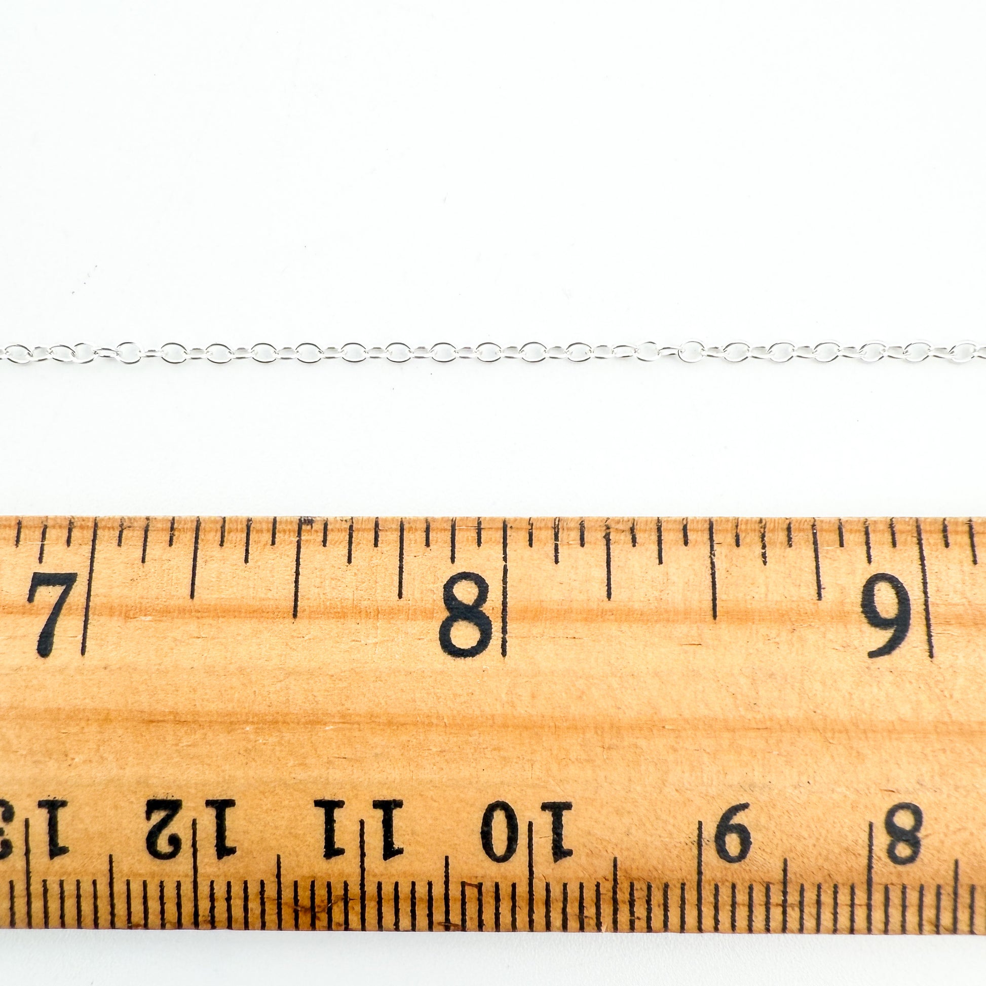 1.5mm Baby Cable - Sterling Silver (1 in/CH331)-The Bead Gallery Honolulu