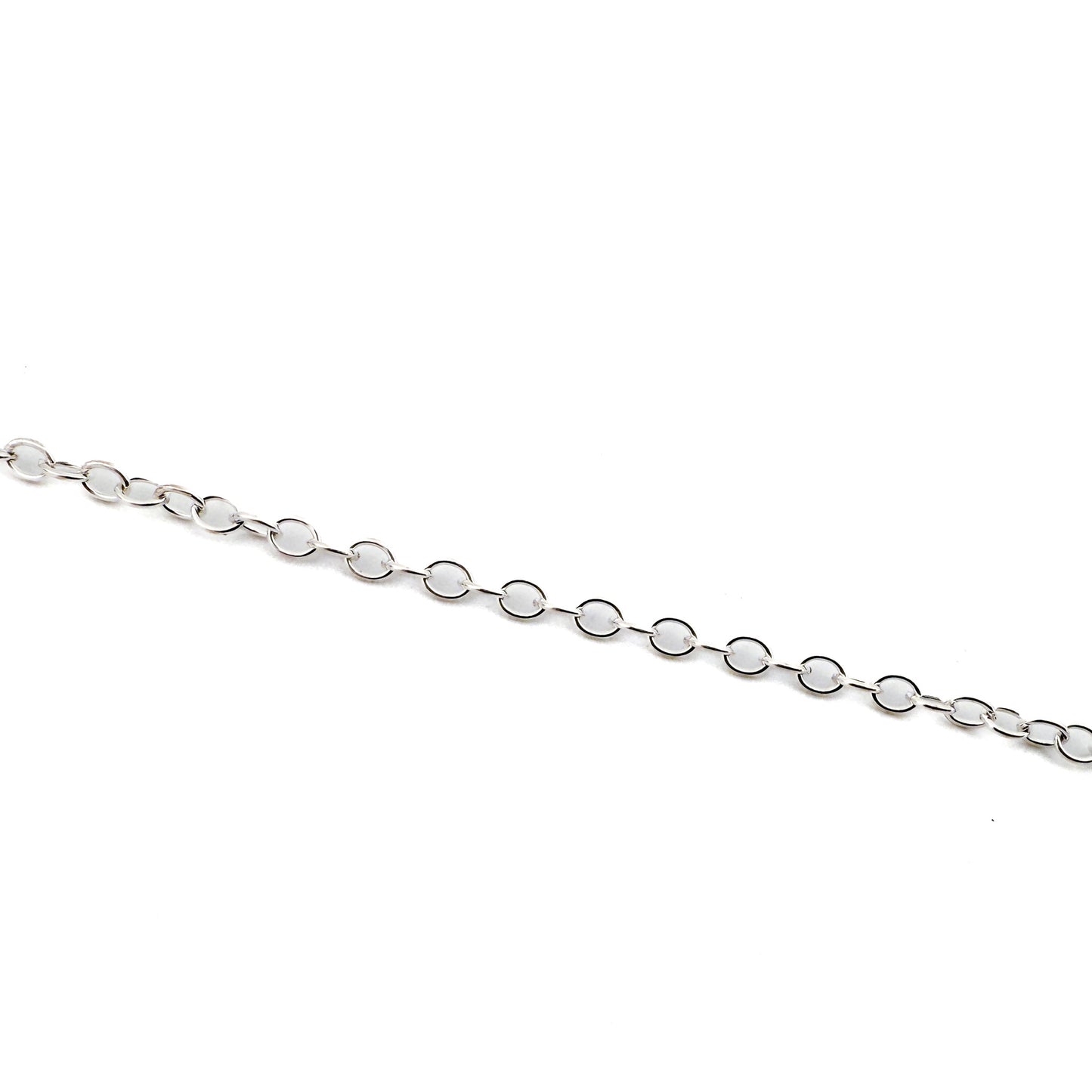 1.5mm Baby Cable - Sterling Silver (1 in/CH331)-The Bead Gallery Honolulu