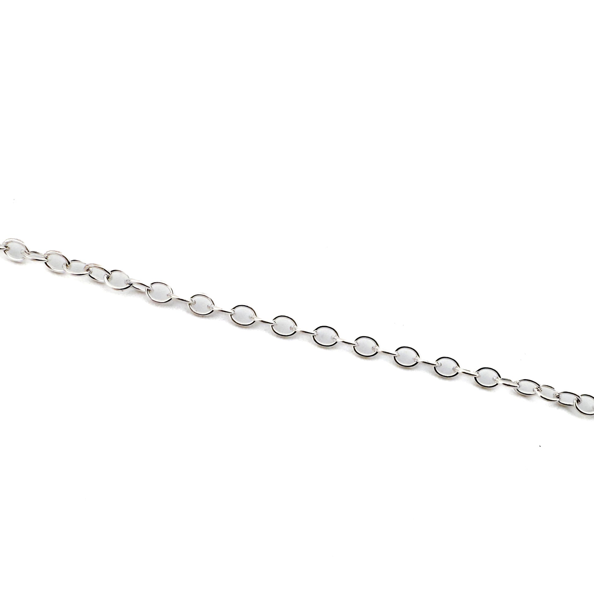 1.5mm Baby Cable - Sterling Silver (1 in/CH331)-The Bead Gallery Honolulu