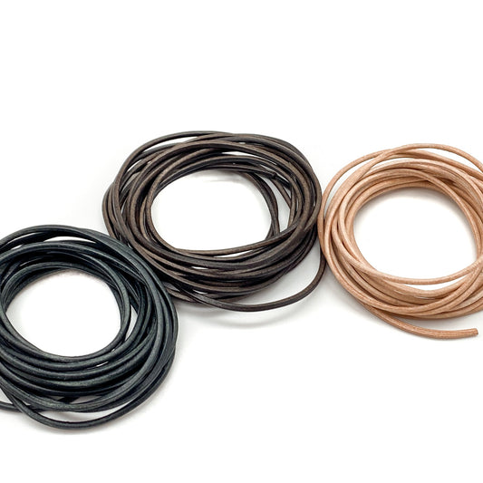 2.5mm Buffalo Leather (3 Colors Available) - 10 ft.