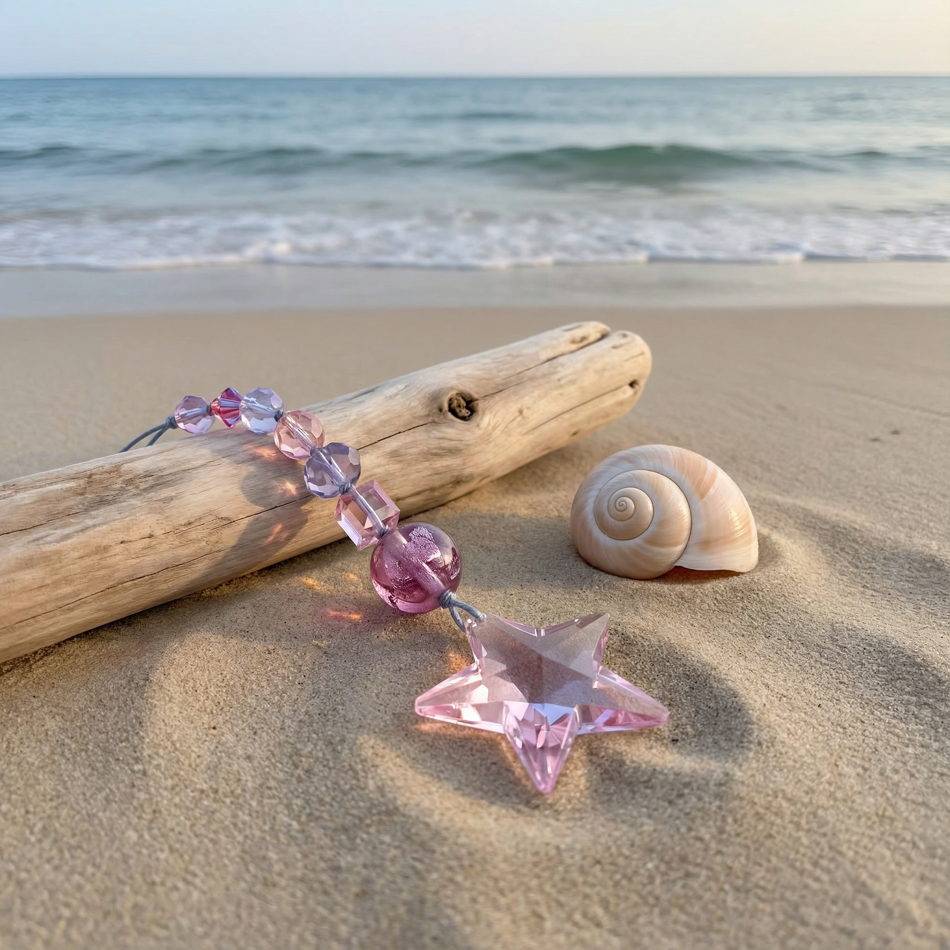 Crystal Light Catcher Kit - Pink Star – AI Studio Image (Transformed)