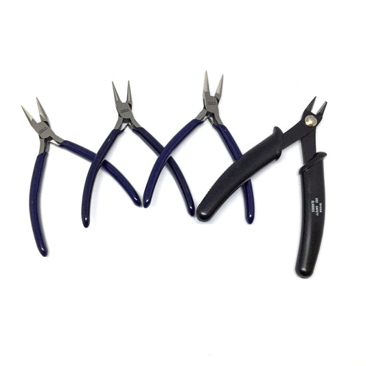 4 Pc. Premium German Plier Set + Flush Cutters (w/ Bonus Gift!)-The Bead Gallery Honolulu