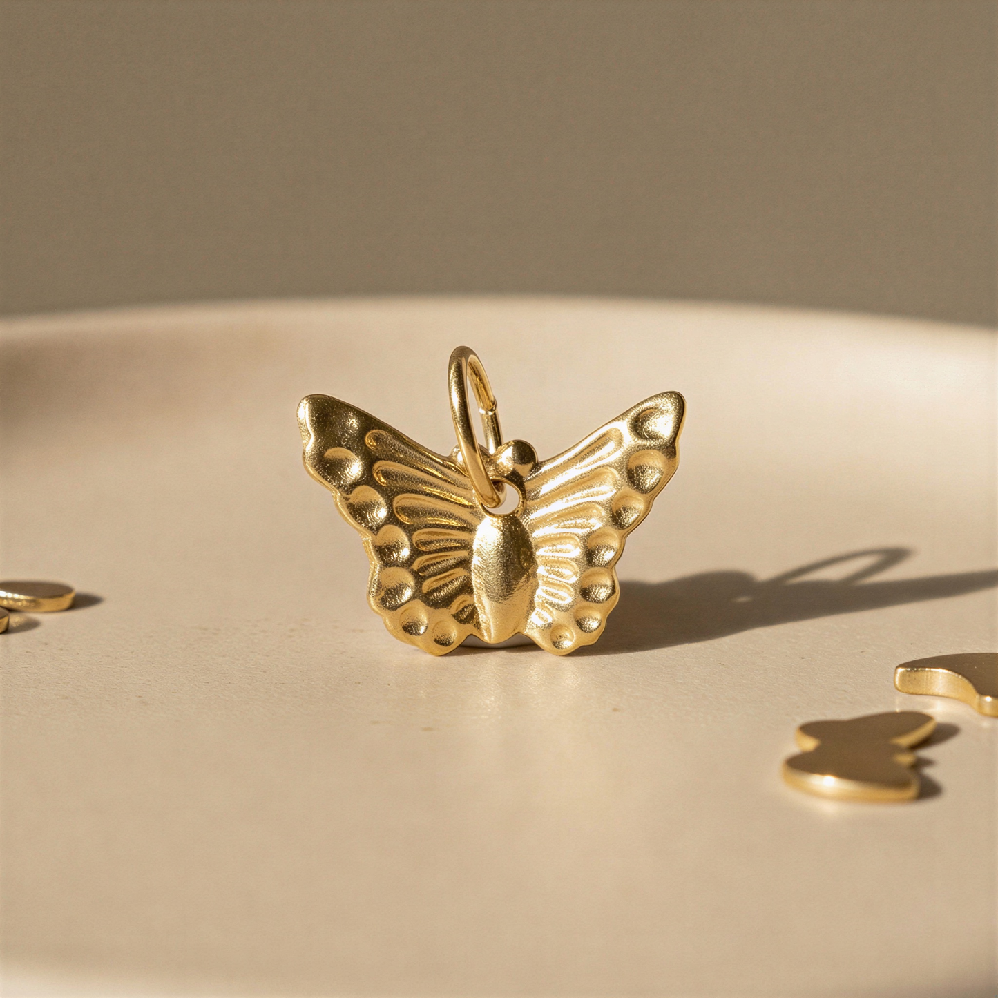 Glimmerwing Butterfly 8x12mm Charm - Silver | Gold (1 pc/M2085) – AI Studio Image (Transformed)