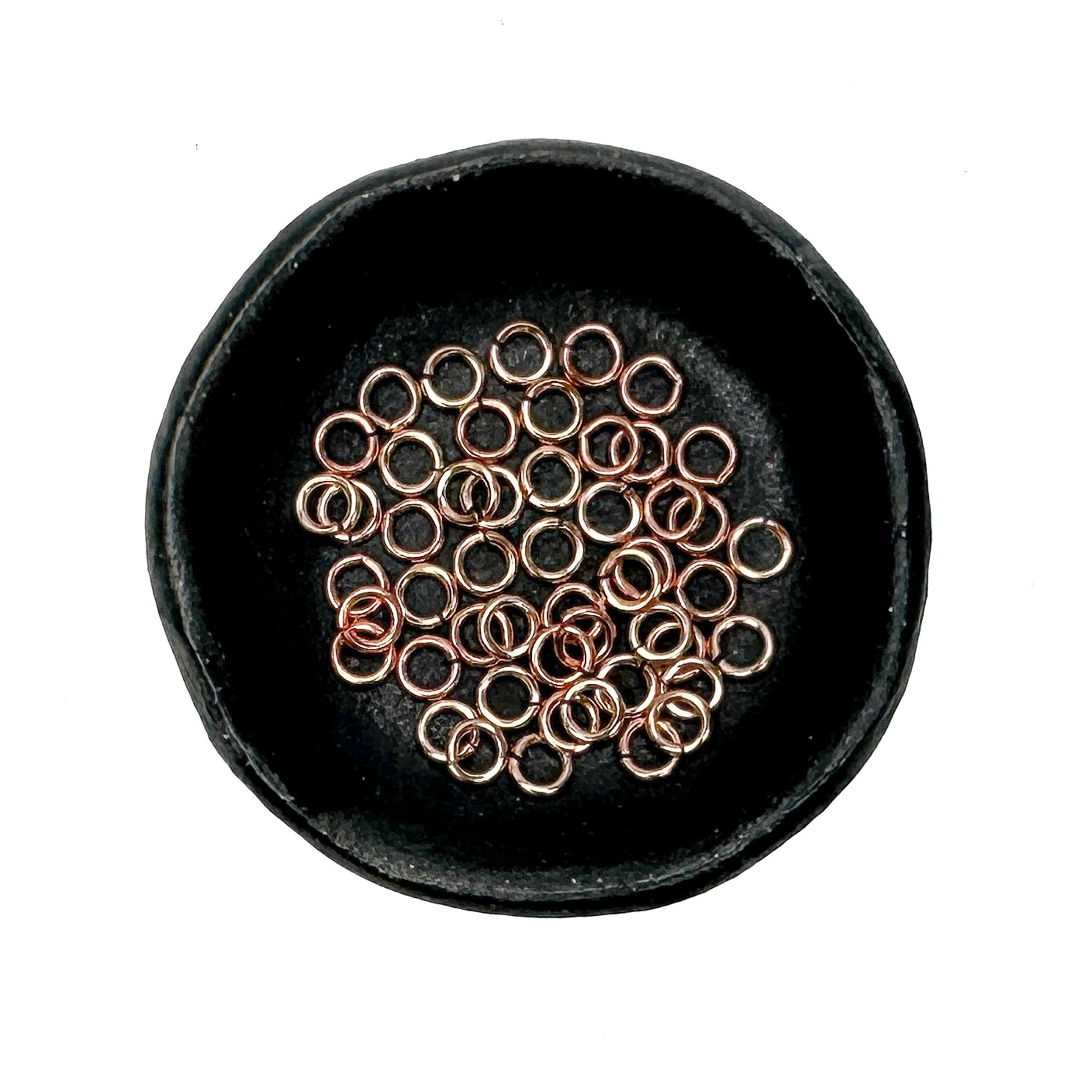 5mm, 18 Gauge Open Base Metal Jump Ring (6 Metal Options)-The Bead Gallery Honolulu