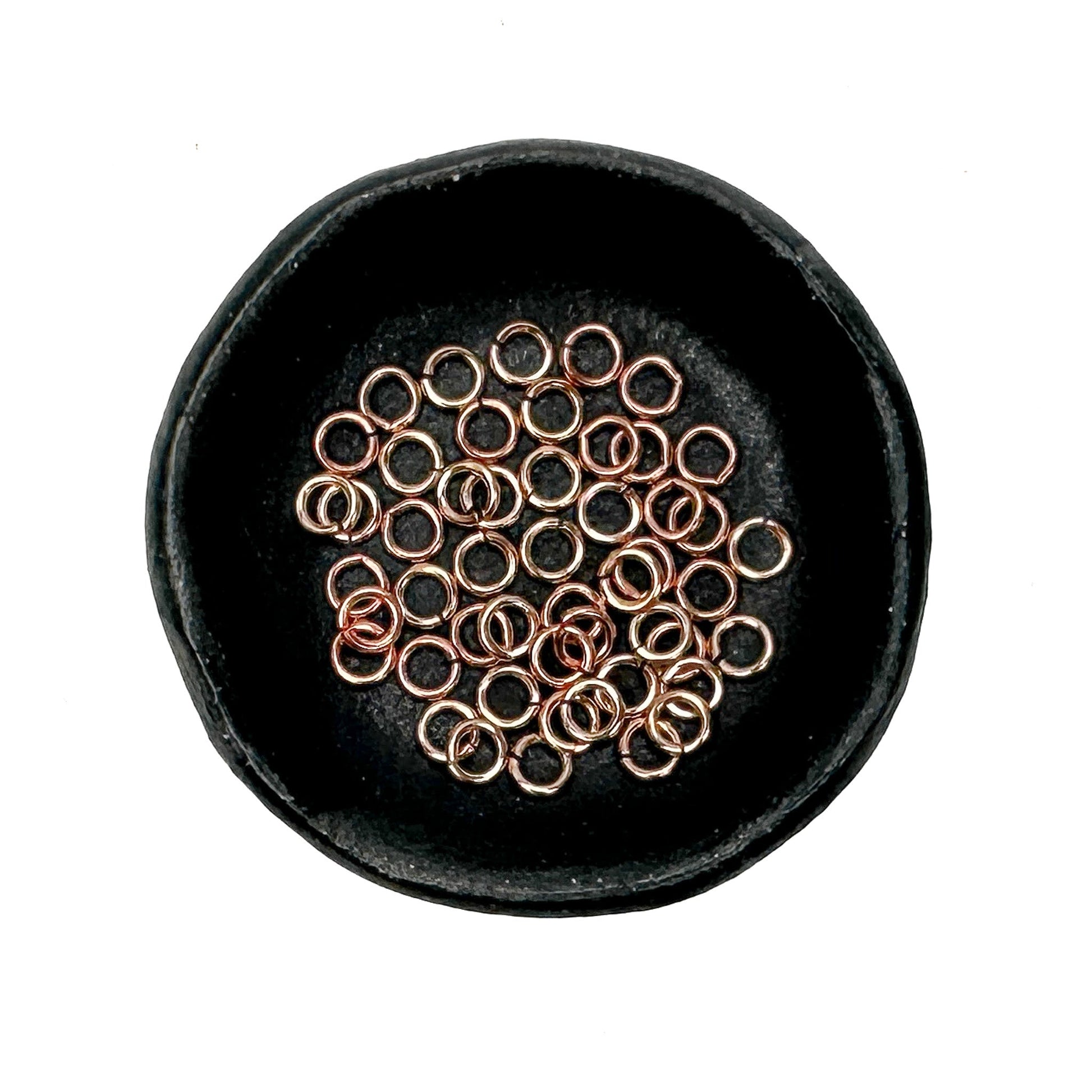 5mm, 18 Gauge Open Base Metal Jump Ring (6 Metal Options)-The Bead Gallery Honolulu