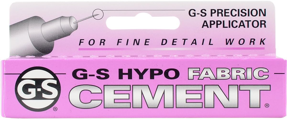 G-S Hypo Fabric Cement, 1/3 Ounce