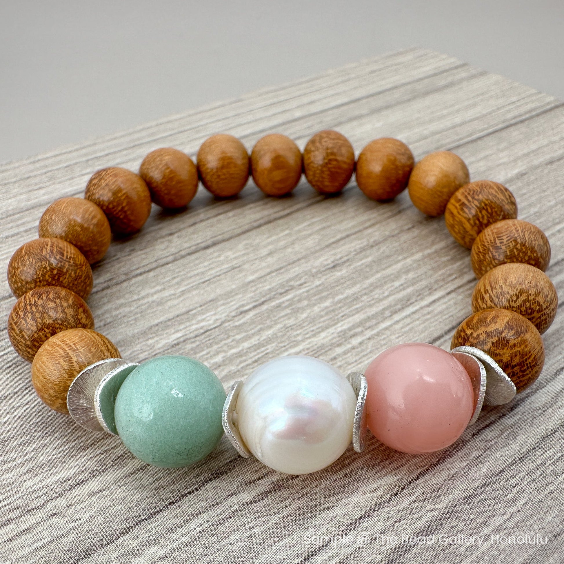 8.5mm Satin Wafer (Sterling Silver) Spacer - 1 pc. (M1907)-The Bead Gallery Honolulu