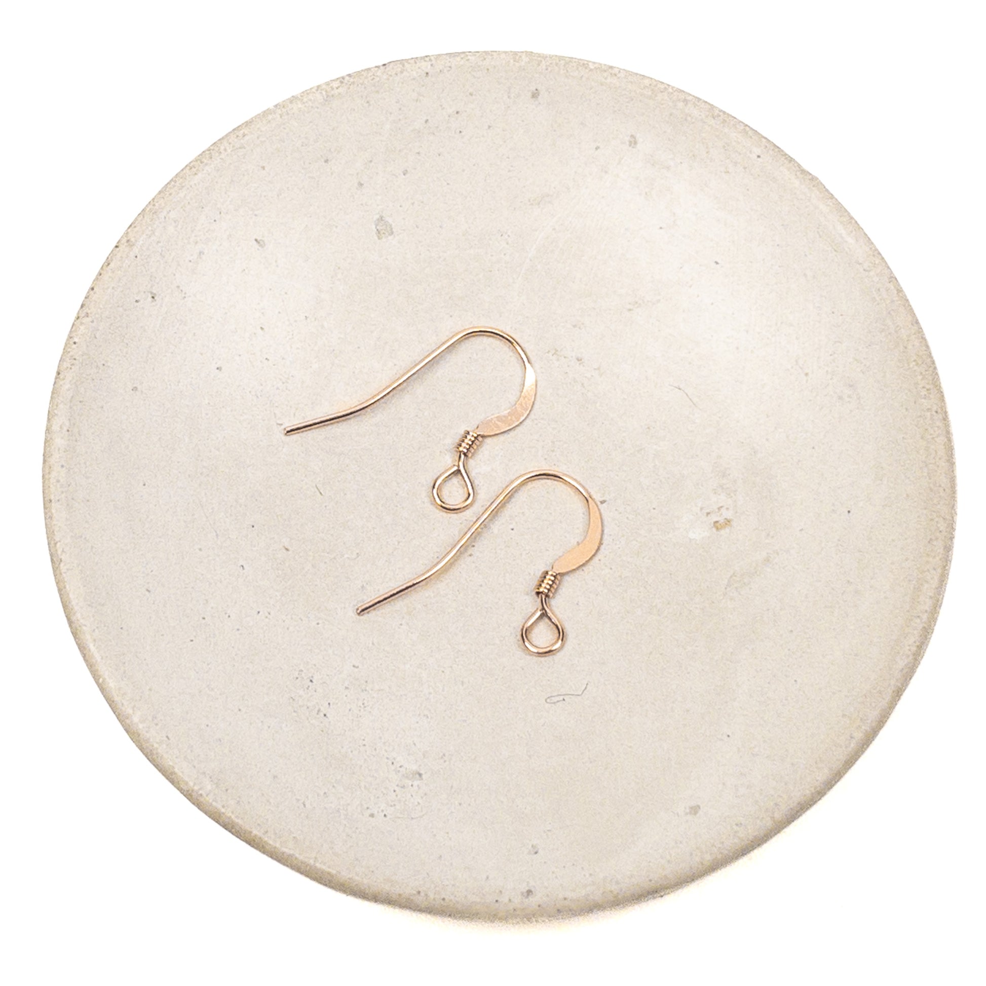 Shepherd Hook Earwire with Coil (2 Metal Options) - 1 pair-The Bead Gallery Honolulu