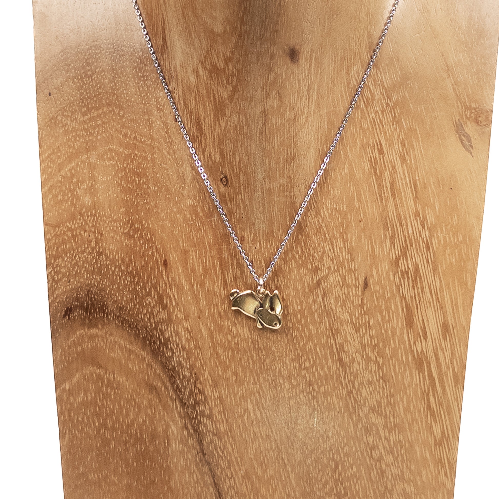 Baby Bunny Necklace (2 Metal Options) - 1 pc.-The Bead Gallery Honolulu