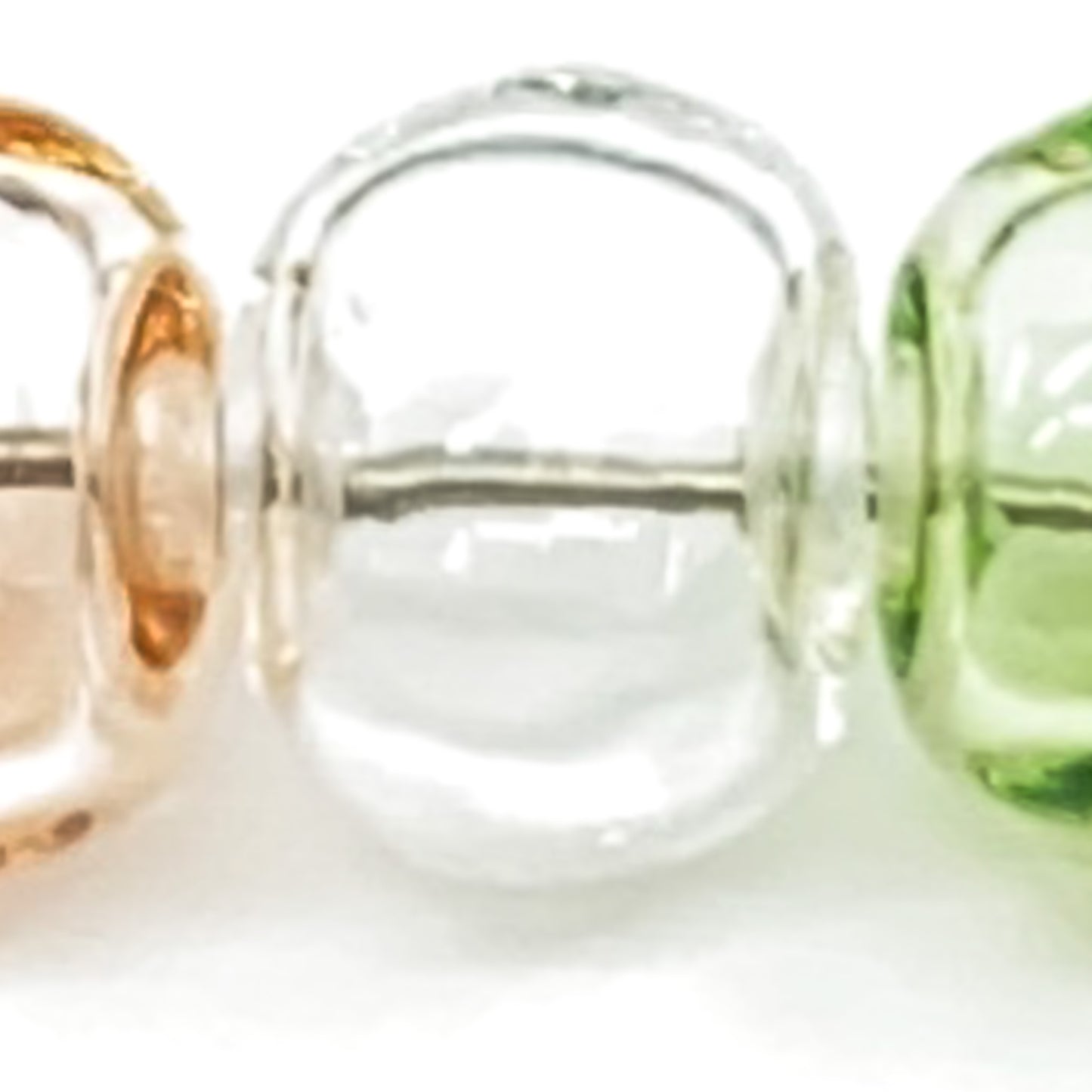 Paradise Glass Handmade Glass - Hollow Beads (5 Colors) - 1 pc.-The Bead Gallery Honolulu