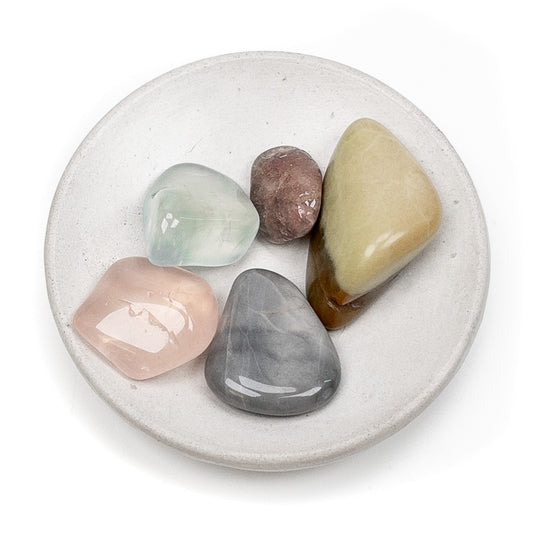 Earth Day Everyday! Tumbled Stone Mix for LOVE! - 5 pcs.-The Bead Gallery Honolulu