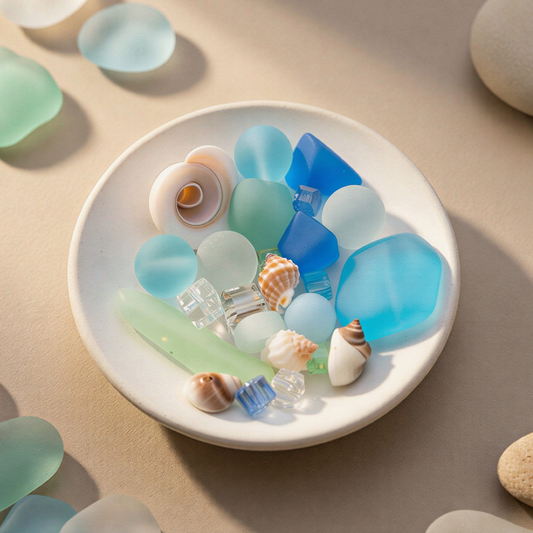 Beachcomber Glass & Shell Mix - 26 pcs. (KT268) 